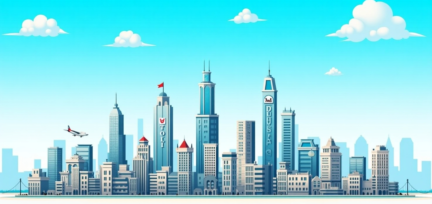 Collage of modern architectural buildings representing the 25 best architecture firms in Delhi