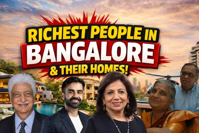 Richest People in Bangalore and their homes