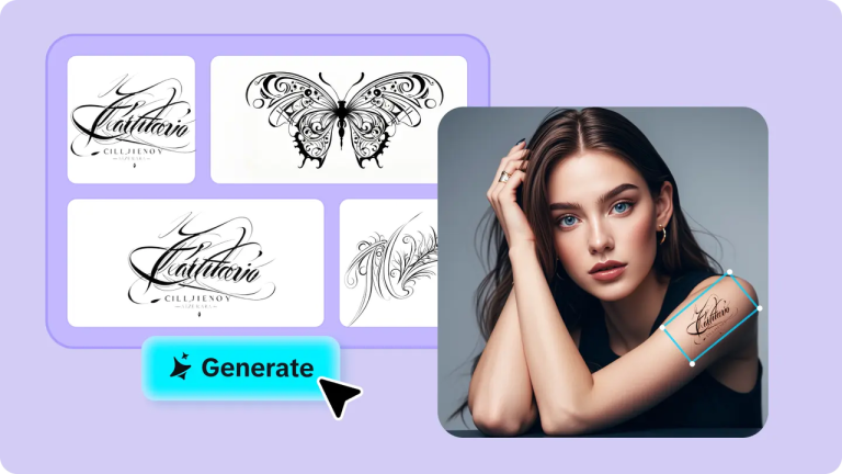 Generate unique tattoo designs from personal ideas